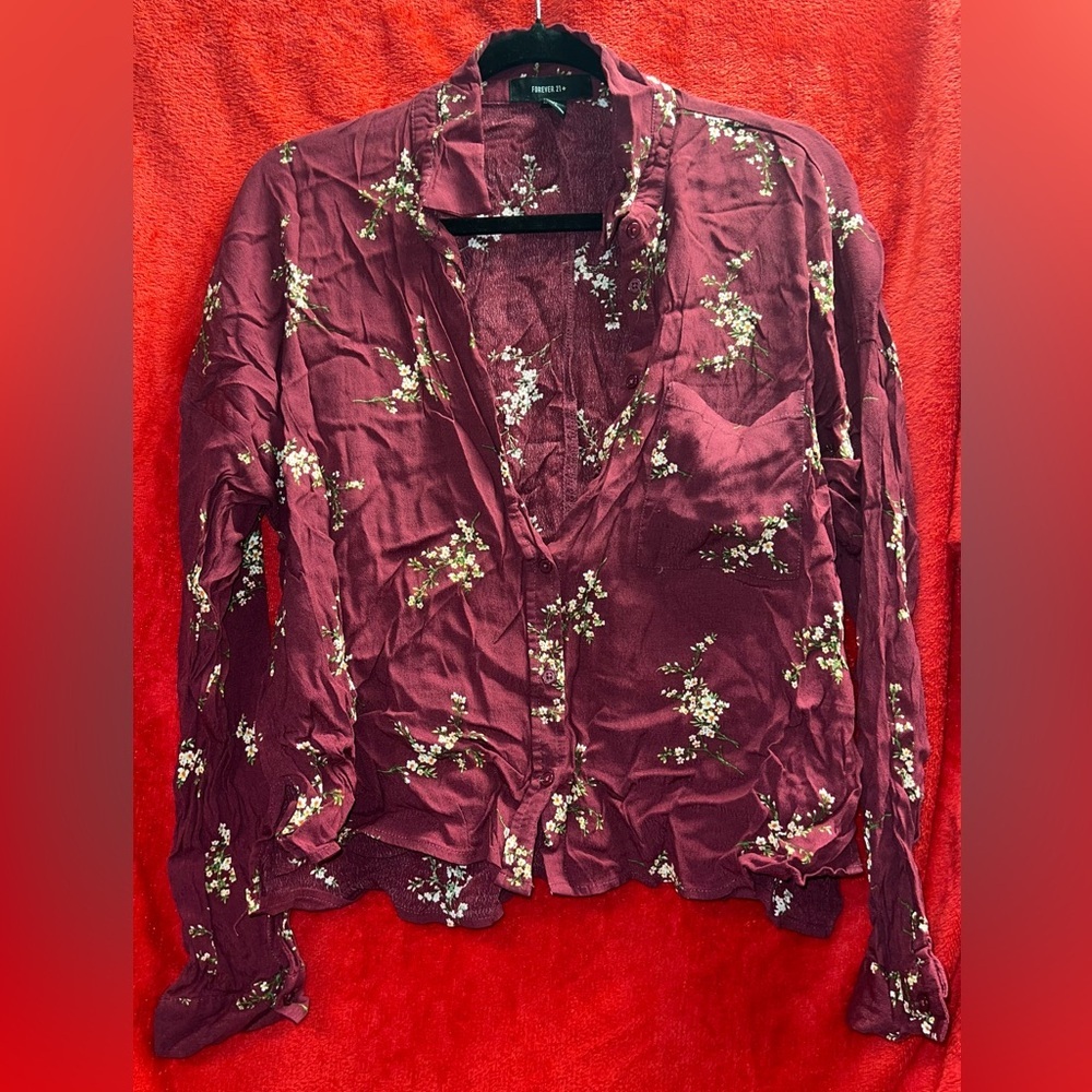 Floral Plus Size Top